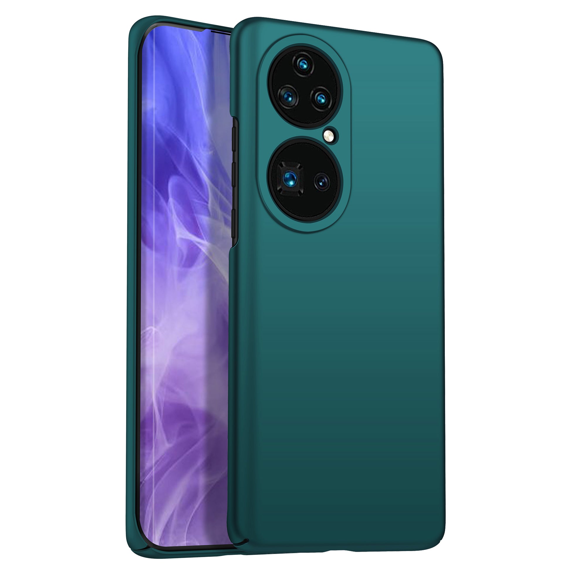 For Huawei P50 Pro 4G Solid Color Phone Case Hard PC Drop-proof Cover