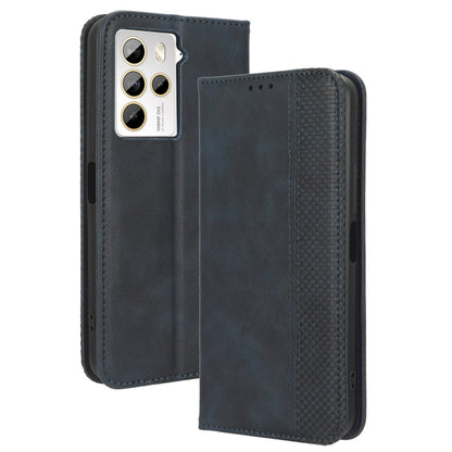 For HTC U23 Pro 5G Shockproof Phone Shell PU Leather Retro Phone Case Shockproof Stand Wallet Cover