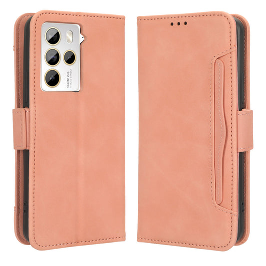 For HTC U23 Pro 5G Multiple Card Slots Cell Phone Cover PU Leather Case with Stand Wallet