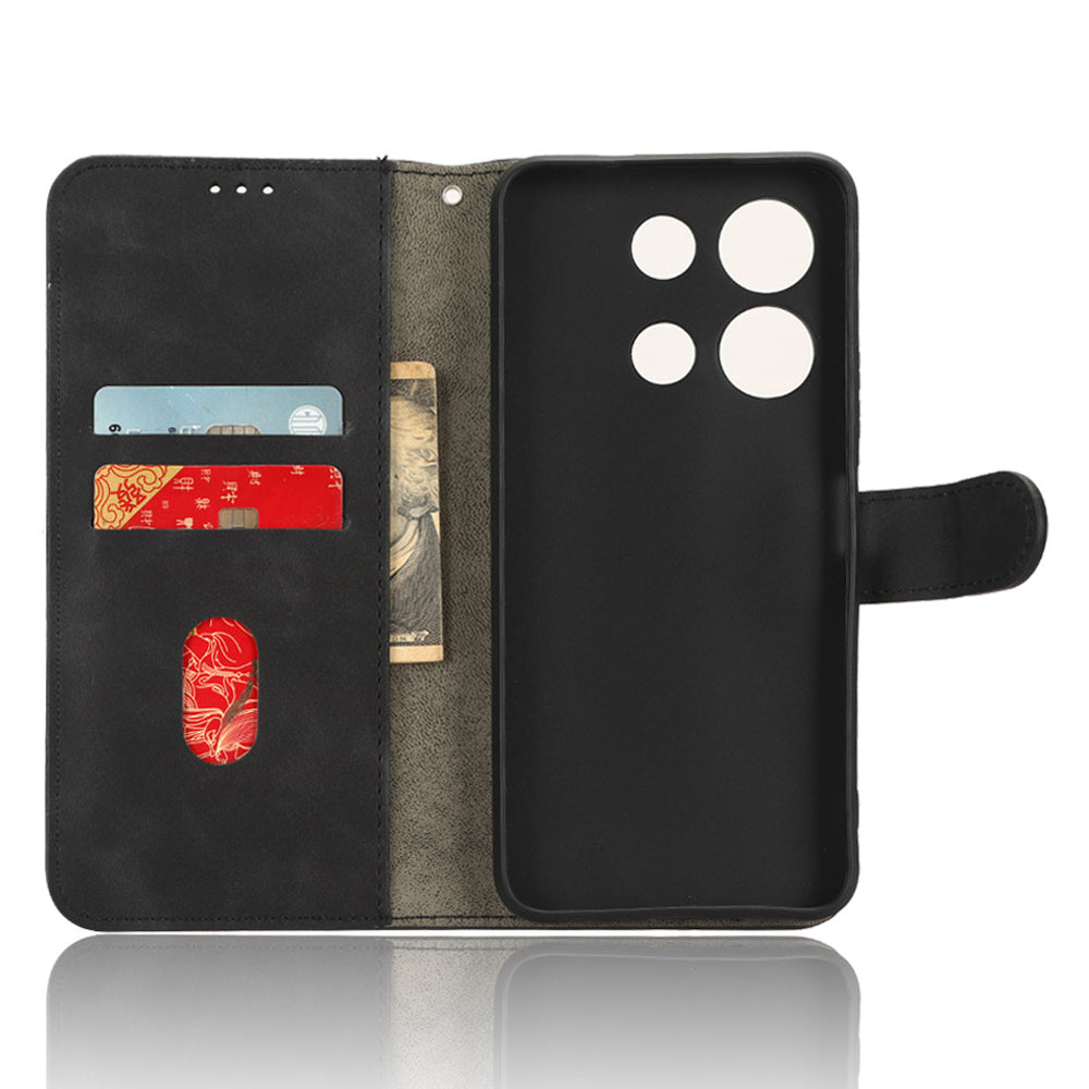 For Infinix Note 30i 4G Skin-touch PU Leather Wallet Phone Case Stand Protective Phone Cover