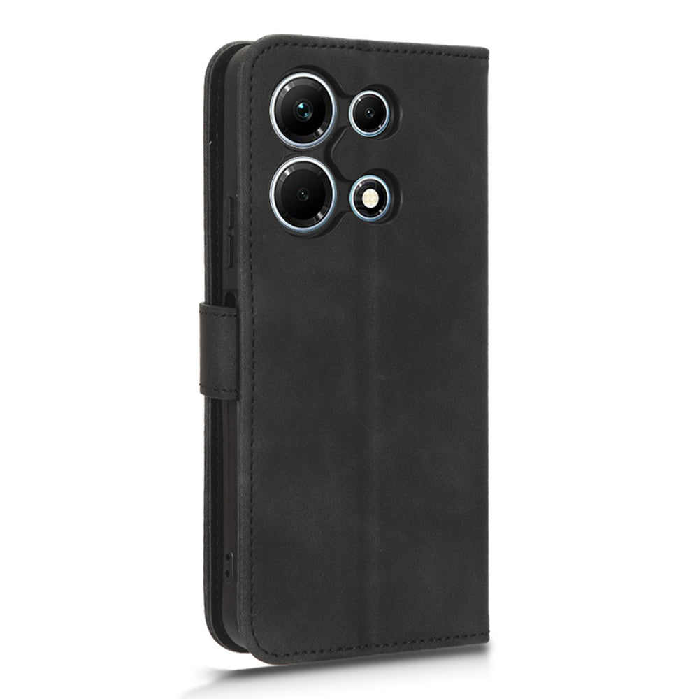 For Infinix Note 30i 4G Skin-touch PU Leather Wallet Phone Case Stand Protective Phone Cover