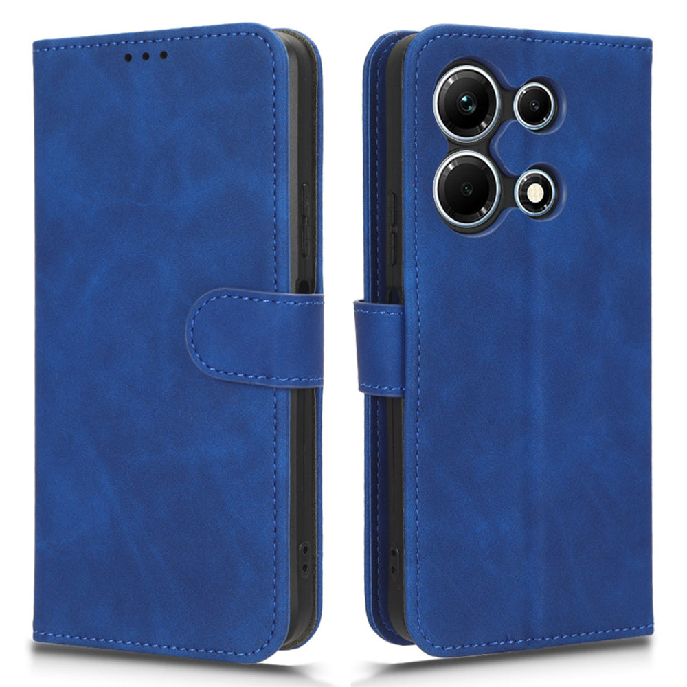 For Infinix Note 30i 4G Skin-touch PU Leather Wallet Phone Case Stand Protective Phone Cover