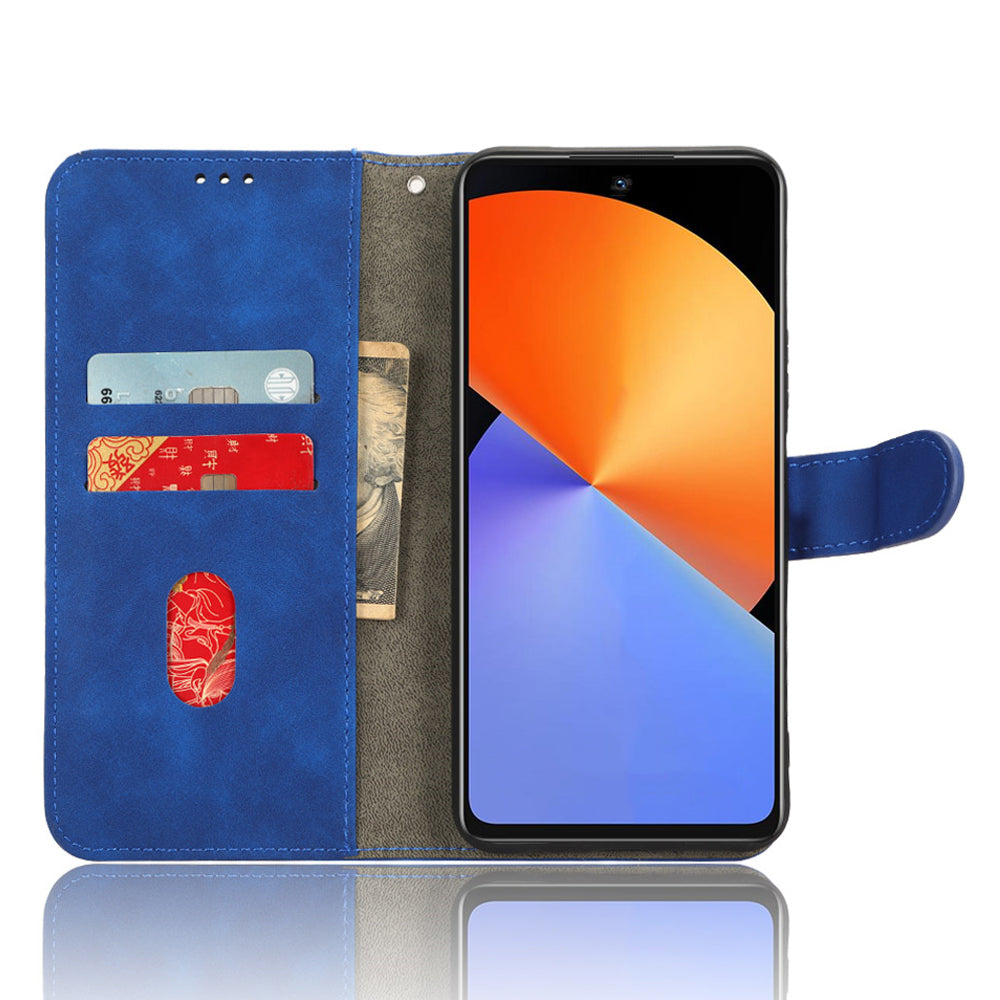 For Infinix Note 30i 4G Skin-touch PU Leather Wallet Phone Case Stand Protective Phone Cover
