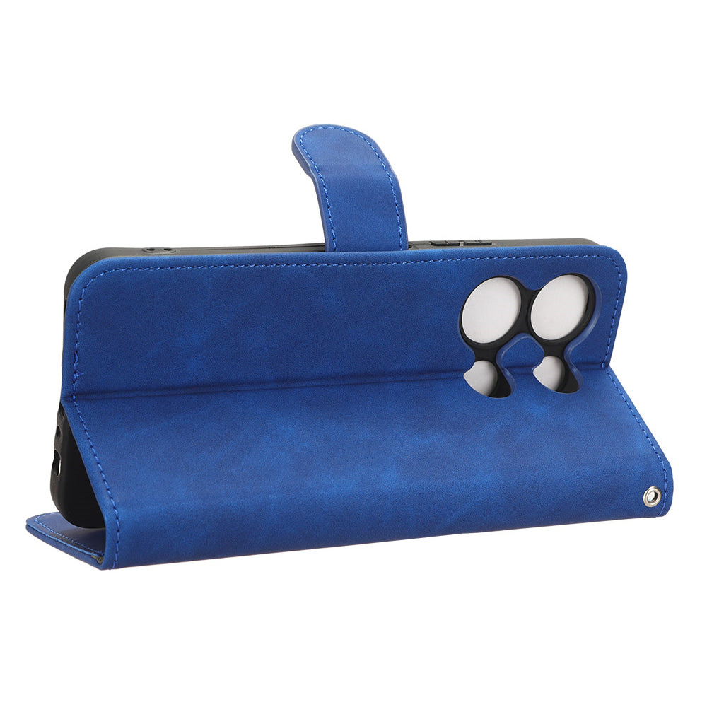 For Infinix Note 30i 4G Skin-touch PU Leather Wallet Phone Case Stand Protective Phone Cover