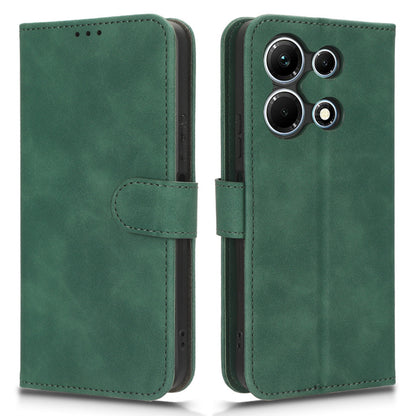 For Infinix Note 30i 4G Skin-touch PU Leather Wallet Phone Case Stand Protective Phone Cover