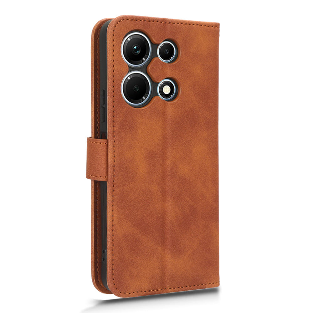 For Infinix Note 30i 4G Skin-touch PU Leather Wallet Phone Case Stand Protective Phone Cover