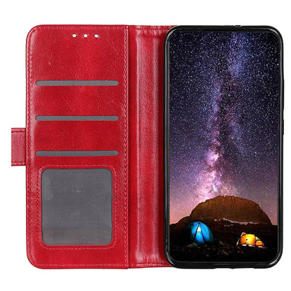 For Nokia XR21 PU Leather Crazy Horse Texture Folio Case Wallet Stand Flip Phone Cover