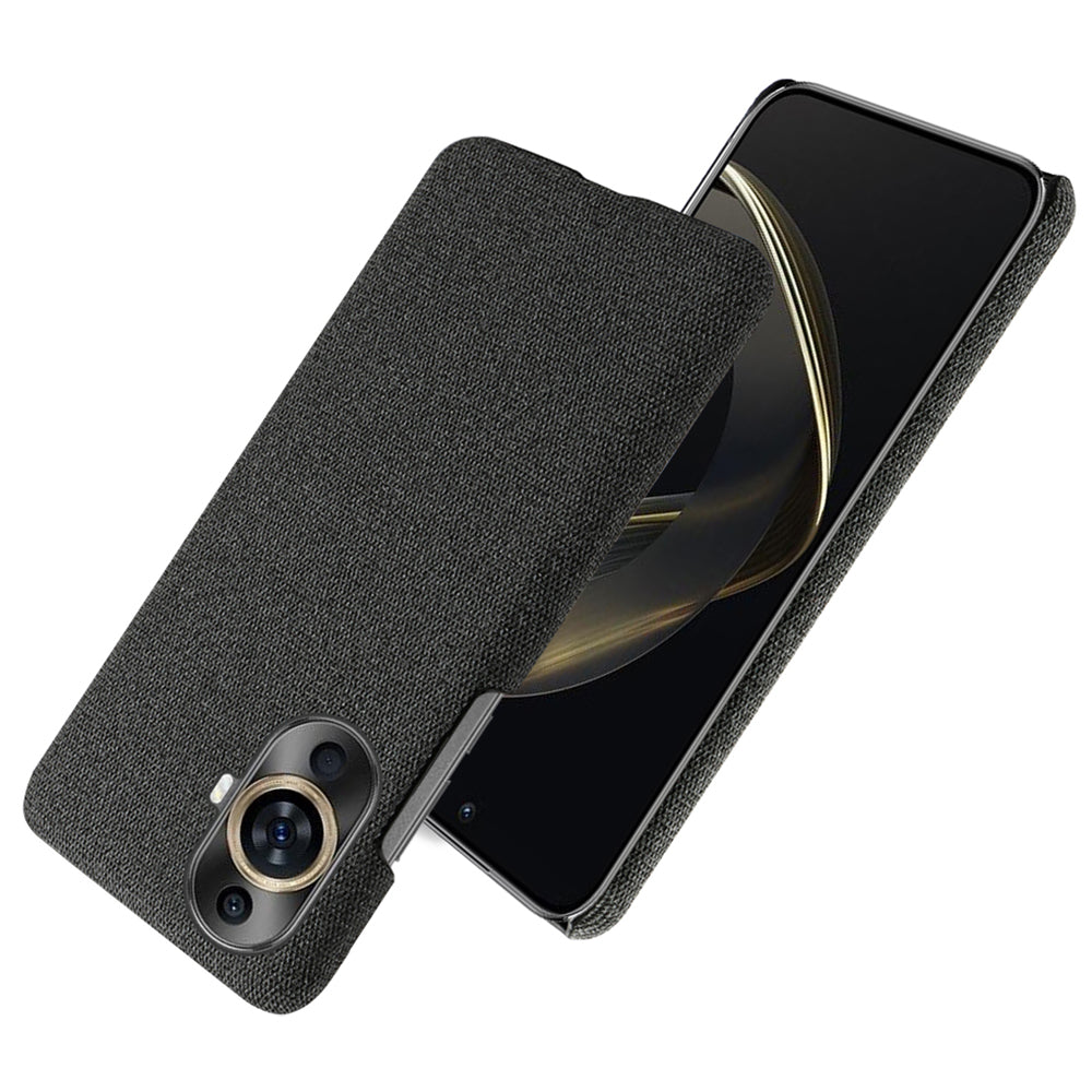 For Huawei nova 11 Drop-proof Mobile Phone Case Cloth+Hard PC Phone Protective Cover