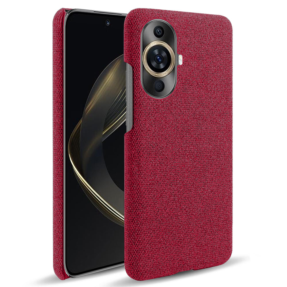 For Huawei nova 11 Drop-proof Mobile Phone Case Cloth+Hard PC Phone Protective Cover