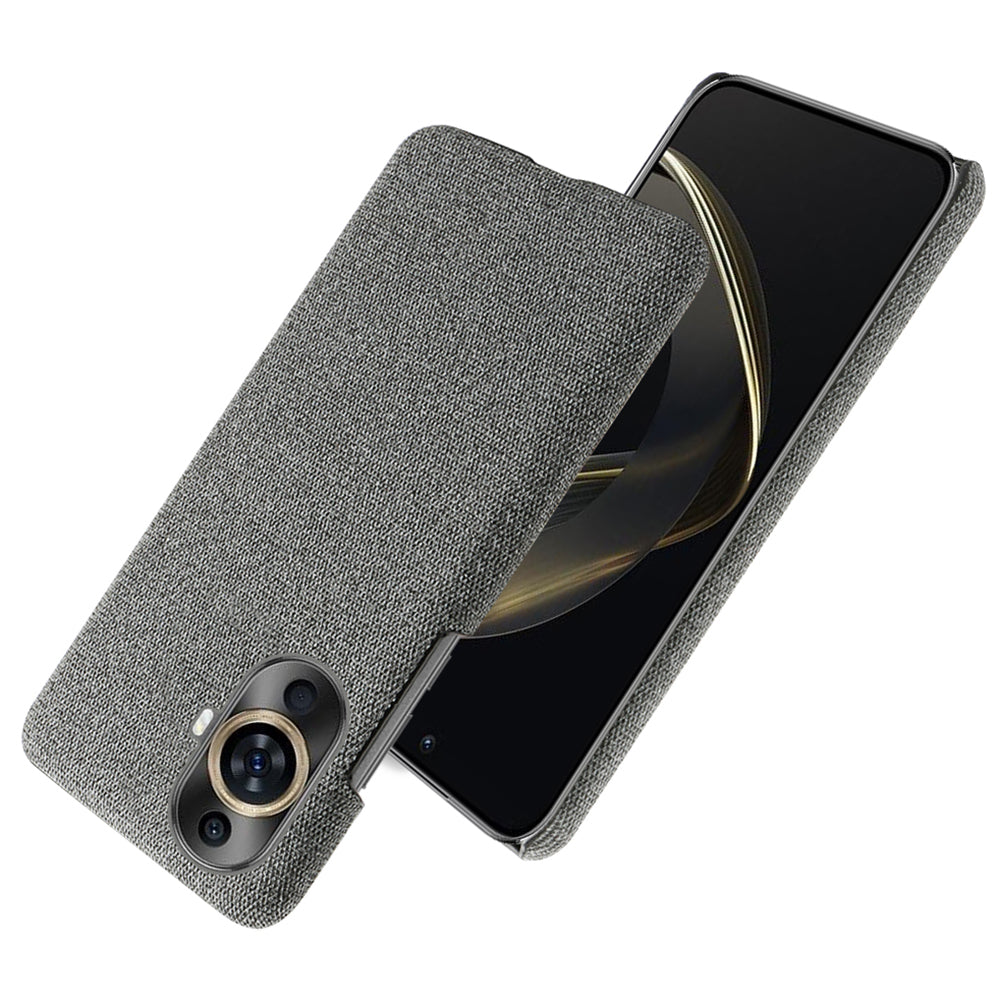 For Huawei nova 11 Drop-proof Mobile Phone Case Cloth+Hard PC Phone Protective Cover