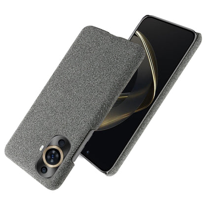 For Huawei nova 11 Drop-proof Mobile Phone Case Cloth+Hard PC Phone Protective Cover