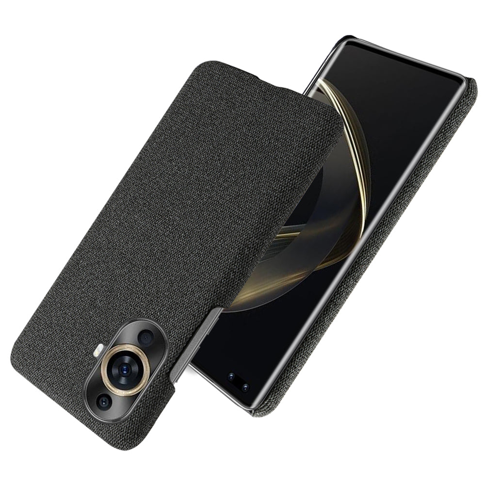 For Huawei nova 11 Pro / nova 11 Ultra Cloth+Hard PC Phone Case Anti-scratch Cell Phone Cover