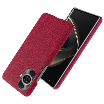 For Huawei nova 11 Pro / nova 11 Ultra Cloth+Hard PC Phone Case Anti-scratch Cell Phone Cover