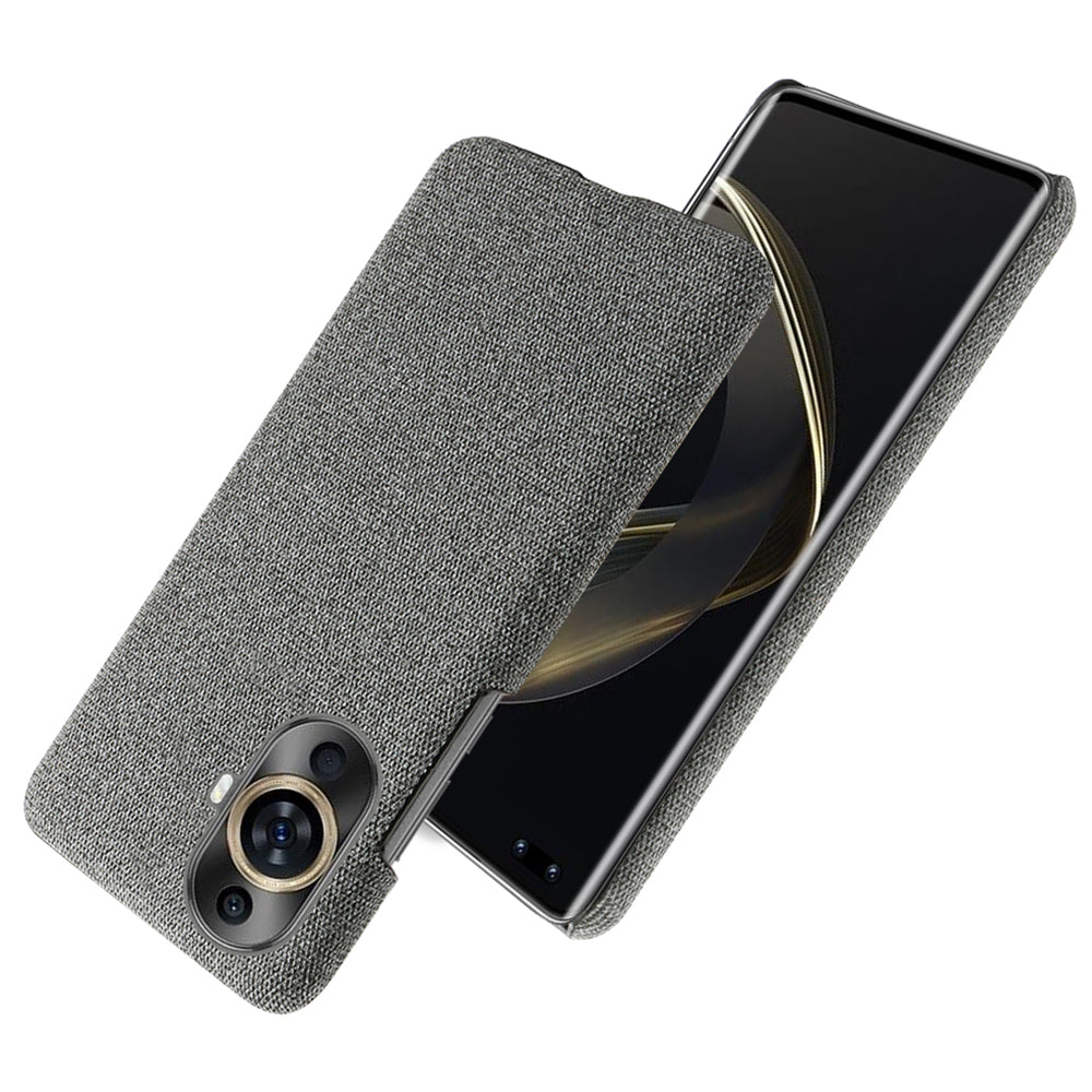 For Huawei nova 11 Pro / nova 11 Ultra Cloth+Hard PC Phone Case Anti-scratch Cell Phone Cover