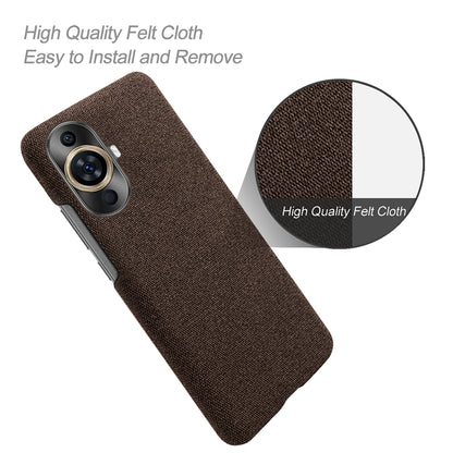 For Huawei nova 11 Pro / nova 11 Ultra Cloth+Hard PC Phone Case Anti-scratch Cell Phone Cover