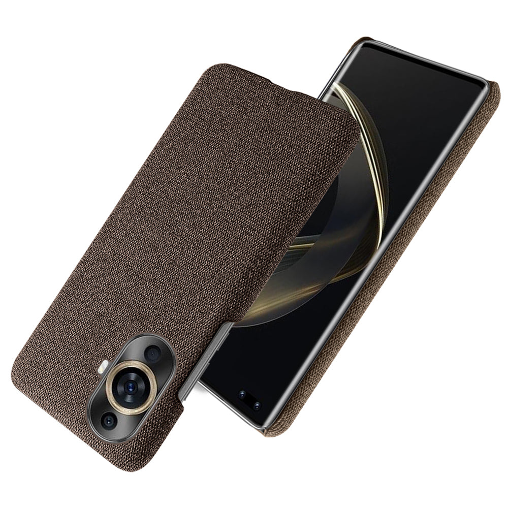 For Huawei nova 11 Pro / nova 11 Ultra Cloth+Hard PC Phone Case Anti-scratch Cell Phone Cover