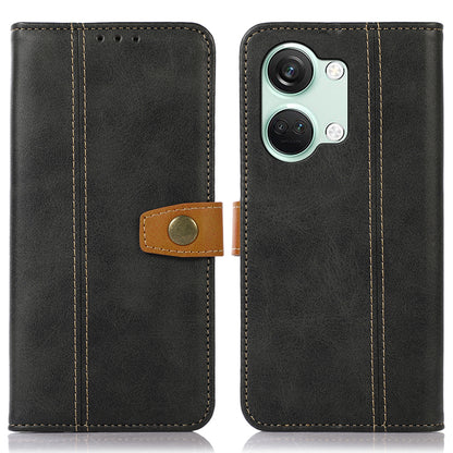 Phone Case for OnePlus Nord 3 5G / Ace 2V Calf Texture Foldable Stand Wallet Flip PU Leather Cover