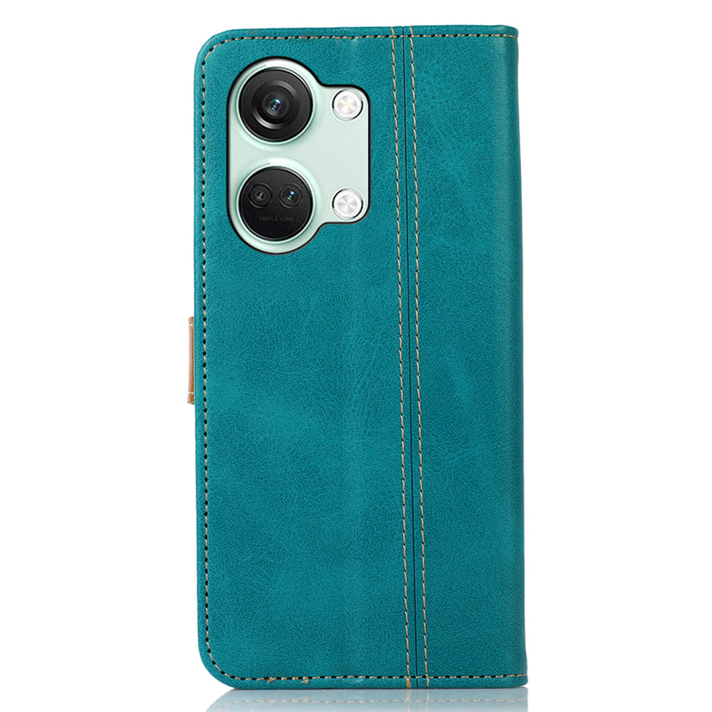 Phone Case for OnePlus Nord 3 5G / Ace 2V Calf Texture Foldable Stand Wallet Flip PU Leather Cover