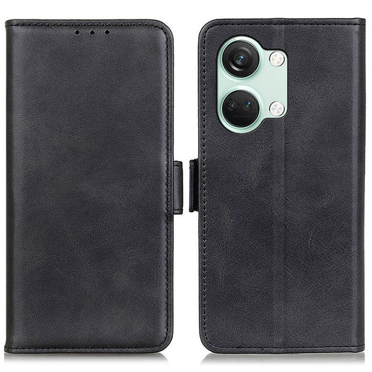 For OnePlus Nord 3 5G / Ace 2V Cowhide Texture Wallet Stand Phone Case PU Leather Cover Shell