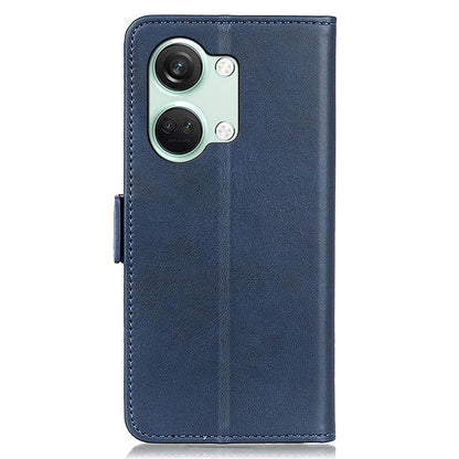 For OnePlus Nord 3 5G / Ace 2V Cowhide Texture Wallet Stand Phone Case PU Leather Cover Shell
