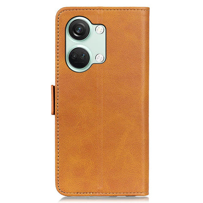 For OnePlus Nord 3 5G / Ace 2V Cowhide Texture Wallet Stand Phone Case PU Leather Cover Shell