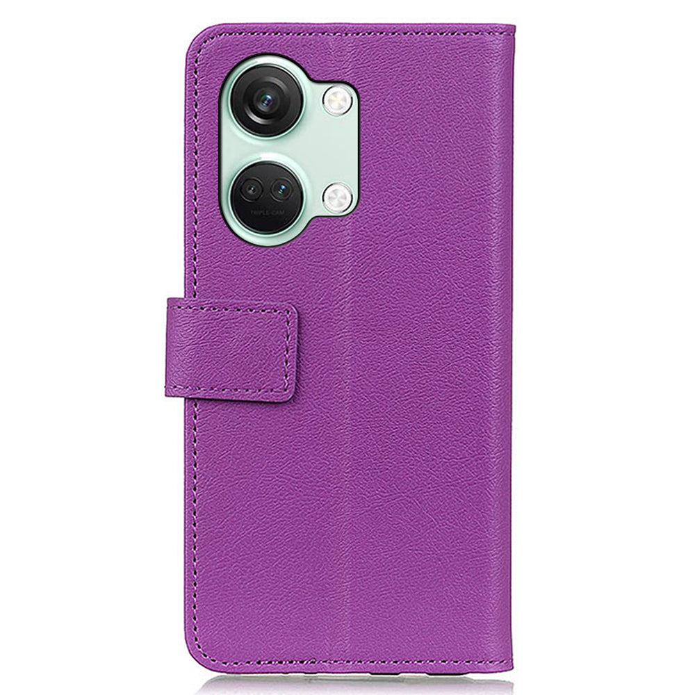 Wallet Phone Case for OnePlus Nord 3 5G / Ace 2V PU Leather TPU Inner Shell Stand Flip Cover