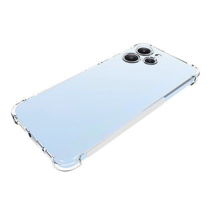 For Xiaomi Redmi 12 4G / 12 5G / Poco M6 Pro 5G Anti-Slip TPU Back Case Transparent Drop Resistant Phone Cover