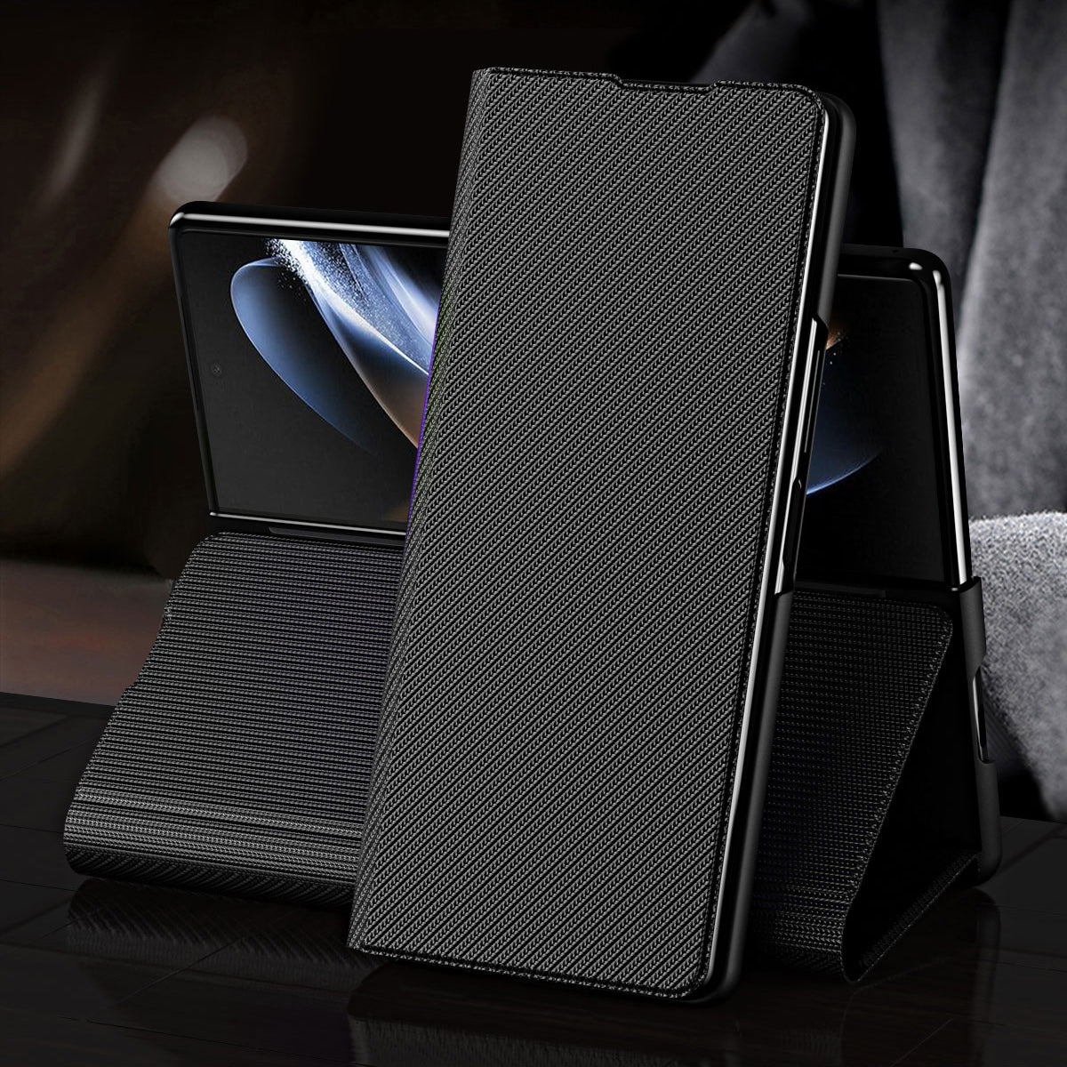 Anti-Drop Slim Case for Samsung Galaxy Z Fold5 5G Anti-Fingerprint Phone Cover Protective Phone Case