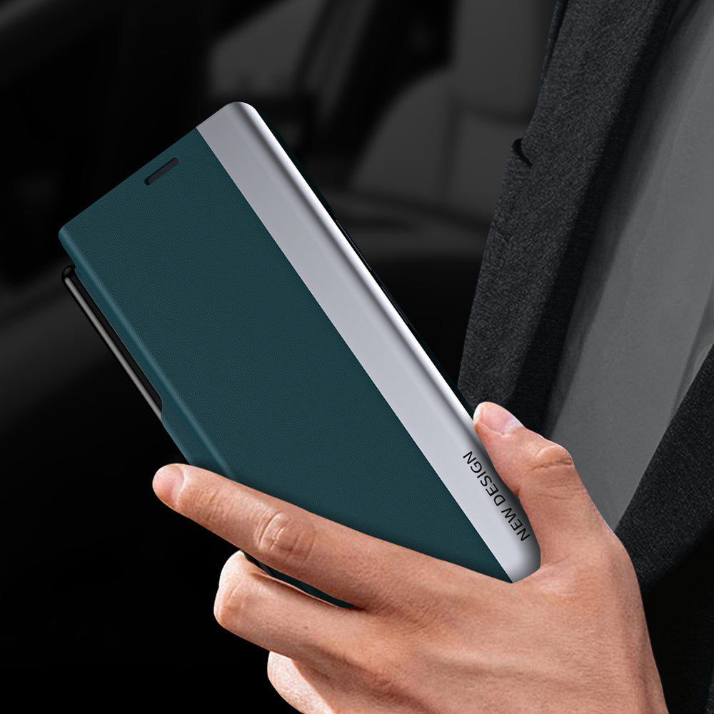 For Samsung Galaxy Z Fold5 5G Shockproof Case PU Leather+PC Phone Cover with Pencil