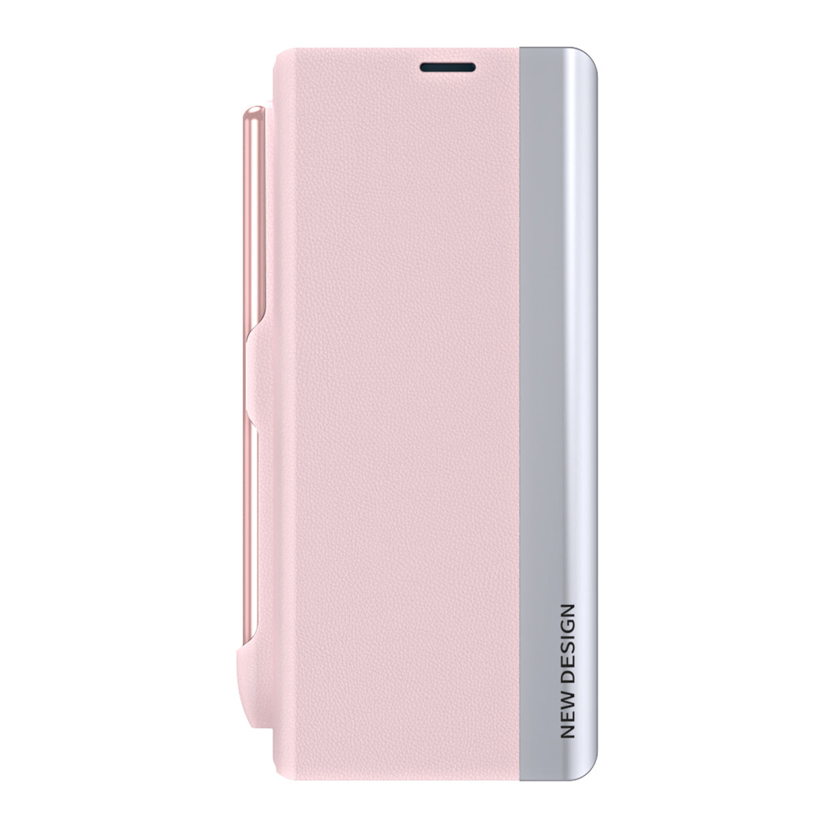 For Samsung Galaxy Z Fold5 5G Shockproof Case PU Leather+PC Phone Cover with Pencil