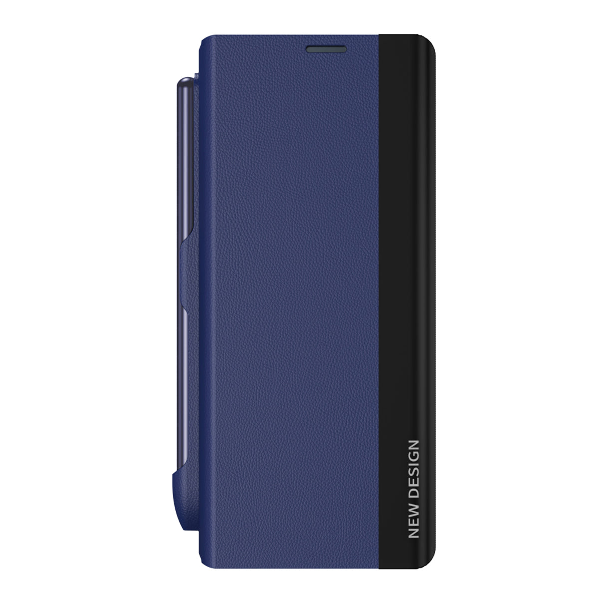 For Samsung Galaxy Z Fold5 5G Shockproof Case PU Leather+PC Phone Cover with Pencil