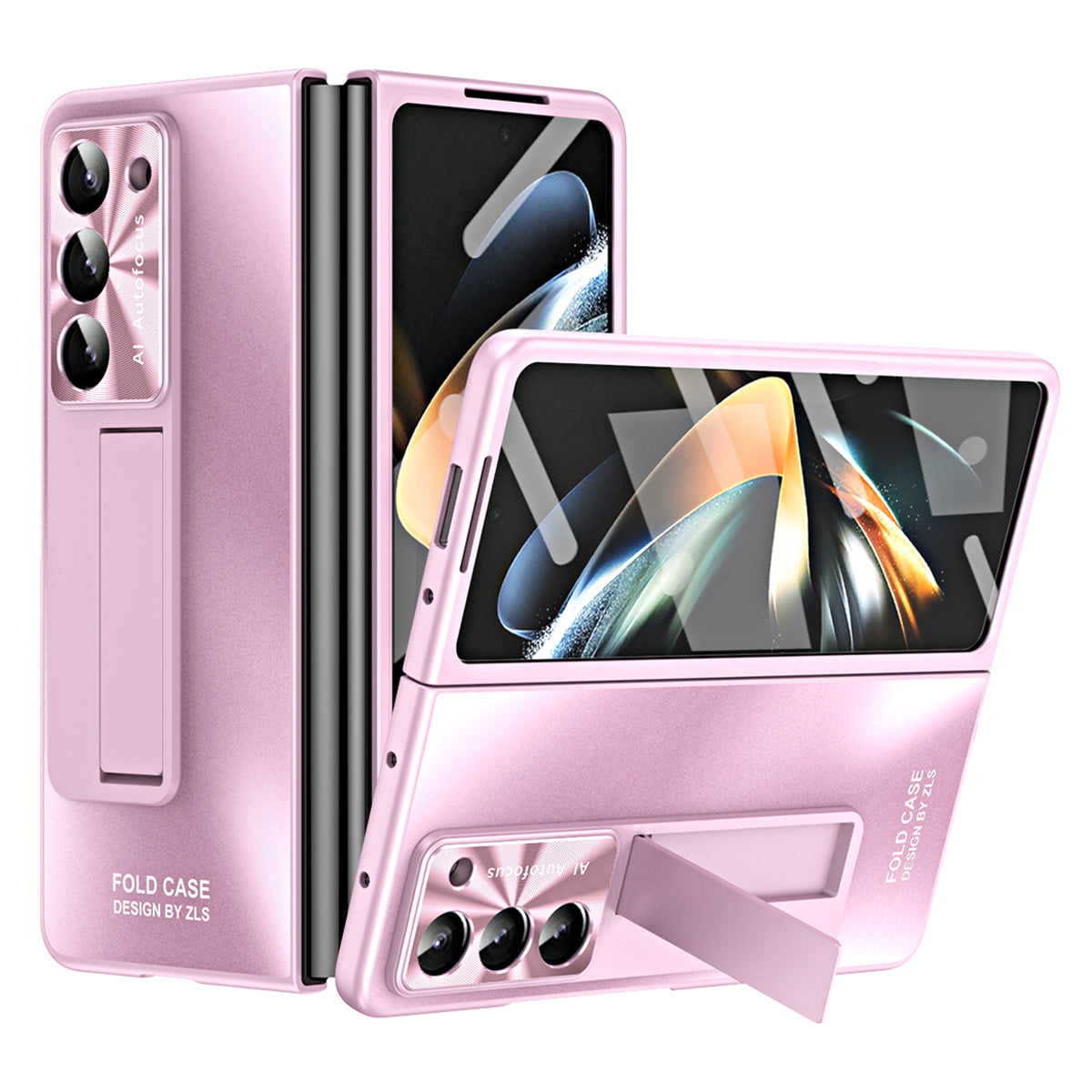 For Samsung Galaxy Z Fold5 5G Hard PC Kickstand Case Shockproof AG Matte Phone Cover
