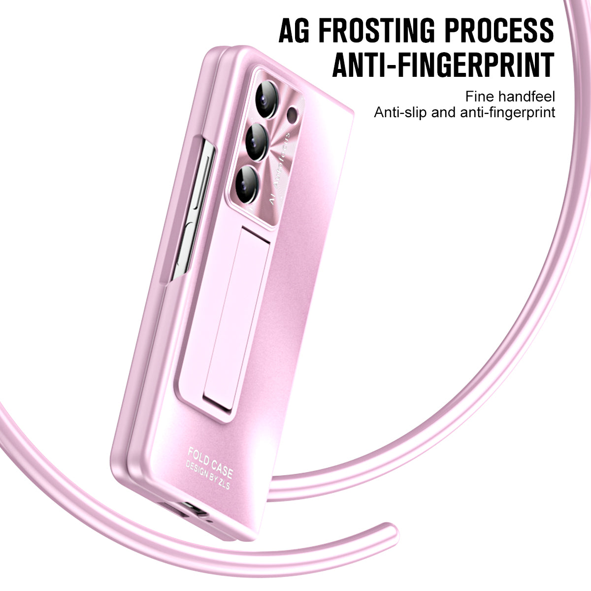 For Samsung Galaxy Z Fold5 5G Hard PC Kickstand Case Shockproof AG Matte Phone Cover