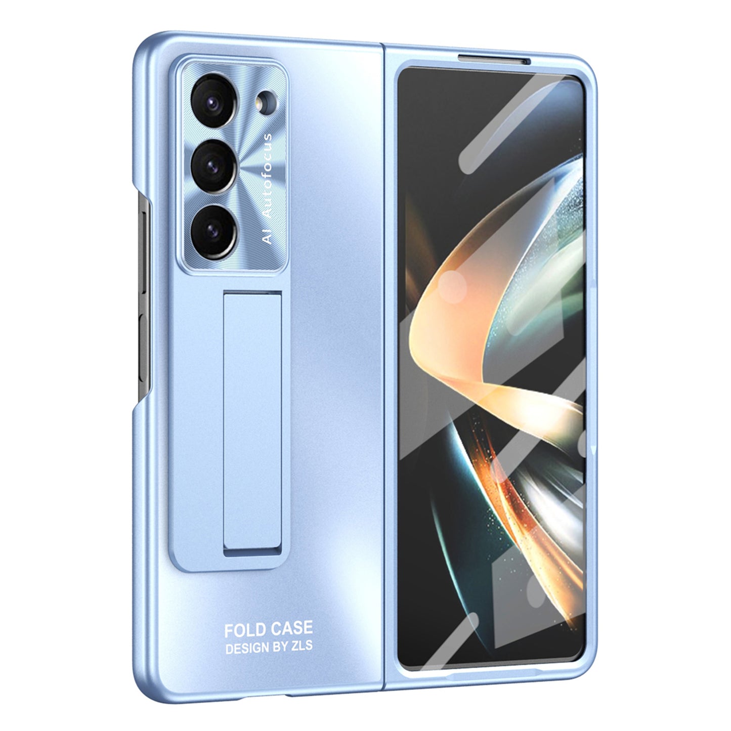For Samsung Galaxy Z Fold5 5G Hard PC Kickstand Case Shockproof AG Matte Phone Cover