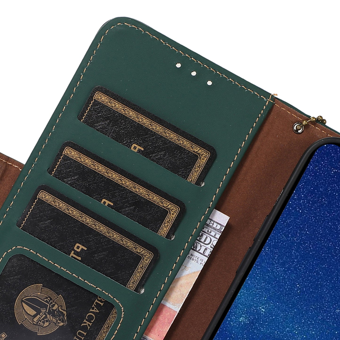 For OnePlus Nord 3 5G / Ace 2V Wallet Phone Case Genuine Cow Leather RFID Blocking Stand Cover