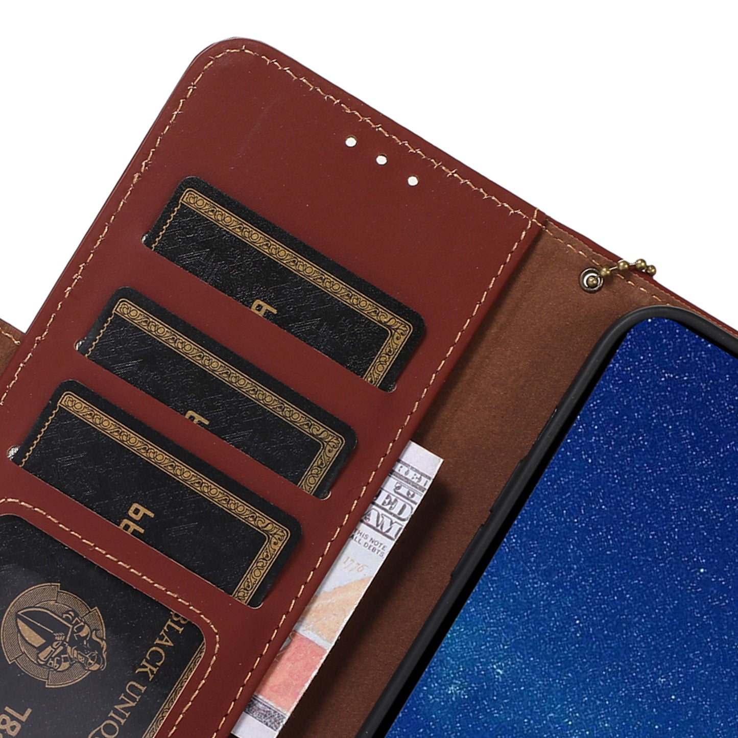 For OnePlus Nord 3 5G / Ace 2V Wallet Phone Case Genuine Cow Leather RFID Blocking Stand Cover