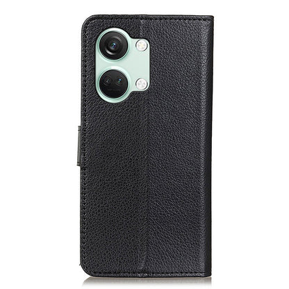 For OnePlus Nord 3 5G / Ace 2V Litchi Texture Wallet Stand Cover PU Leather Shockproof Phone Case