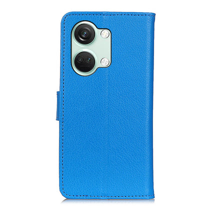 For OnePlus Nord 3 5G / Ace 2V Litchi Texture Wallet Stand Cover PU Leather Shockproof Phone Case