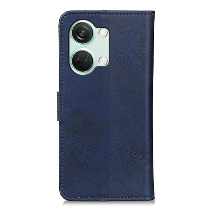 OnePlus Ace 2V / Nord 3 5G Cowhide Texture Phone Case PU Leather Foldable Stand Wallet Cover