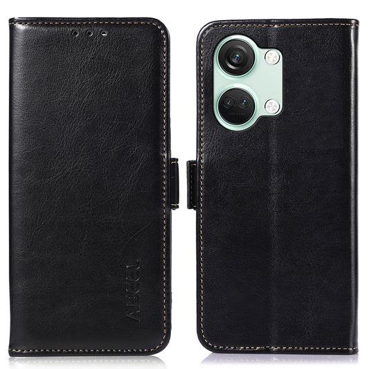 ABEEL For OnePlus Ace 2V / Nord 3 5G Crazy Horse Texture Wallet Phone Case PU Leather Stand Cover