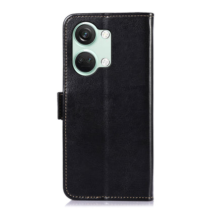 ABEEL For OnePlus Ace 2V / Nord 3 5G Crazy Horse Texture Wallet Phone Case PU Leather Stand Cover