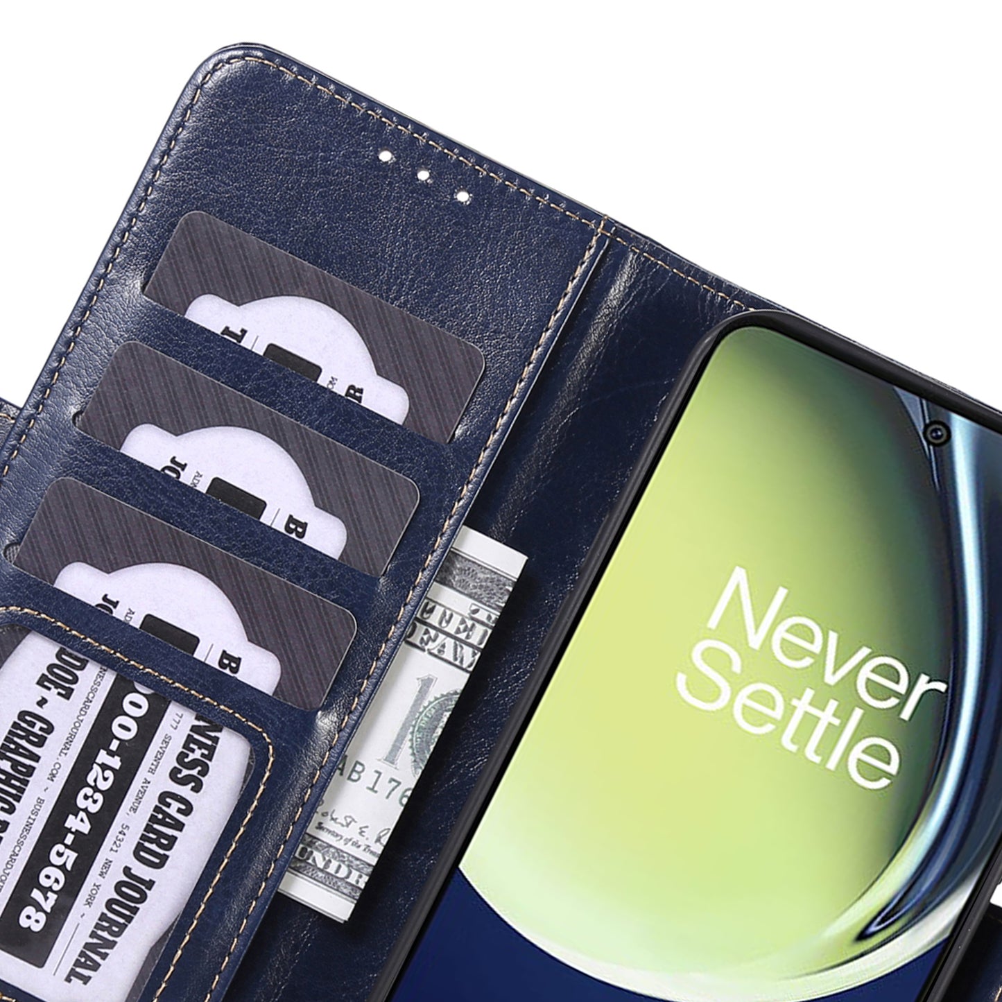 ABEEL For OnePlus Ace 2V / Nord 3 5G Crazy Horse Texture Wallet Phone Case PU Leather Stand Cover