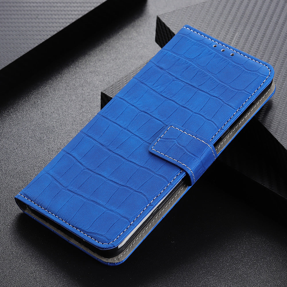 For Nokia XR21 Crocodile Texture Phone Case PU Leather Magnetic Clasp Wallet Stand Cover