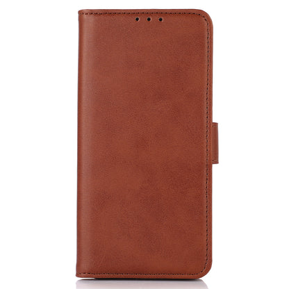 PU Leather Phone Case for Nokia XR21 , Cowhide Texture Phone Cover with Wallet Stand