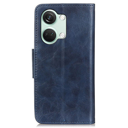 For OnePlus Nord 3 5G / Ace 2V Crazy Horse Texture Split Leather Phone Case Stand Phone Wallet Cover