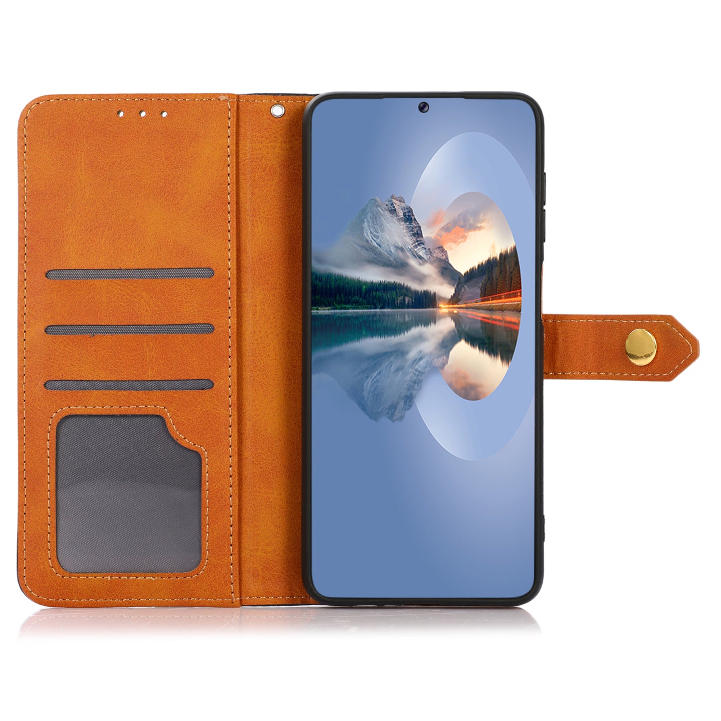 KHAZNEH For OnePlus Nord 3 5G / Ace 2V Cowhide Texture PU Leather Case Phone Shell Phone Stand Cover Wallet