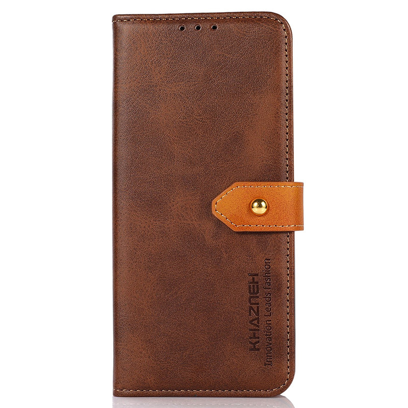 KHAZNEH For OnePlus Nord 3 5G / Ace 2V Cowhide Texture PU Leather Case Phone Shell Phone Stand Cover Wallet