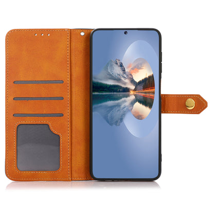 KHAZNEH For OnePlus Nord 3 5G / Ace 2V Cowhide Texture PU Leather Case Phone Shell Phone Stand Cover Wallet