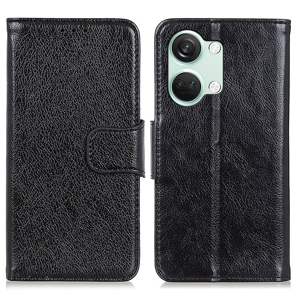 For OnePlus Nord 3 5G / Ace 2V Phone Case Nappa Texture Cover  Stand Anti-fall Split Leather Wallet