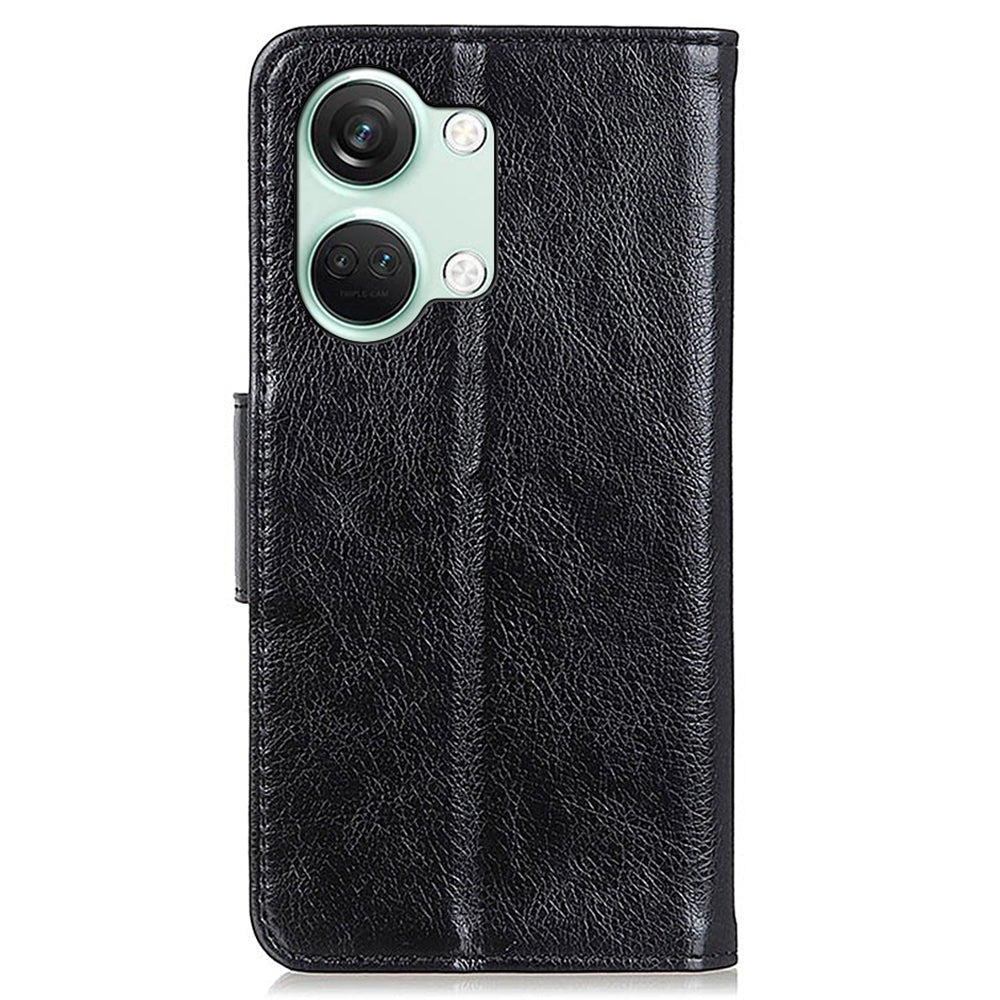 For OnePlus Nord 3 5G / Ace 2V Phone Case Nappa Texture Cover  Stand Anti-fall Split Leather Wallet